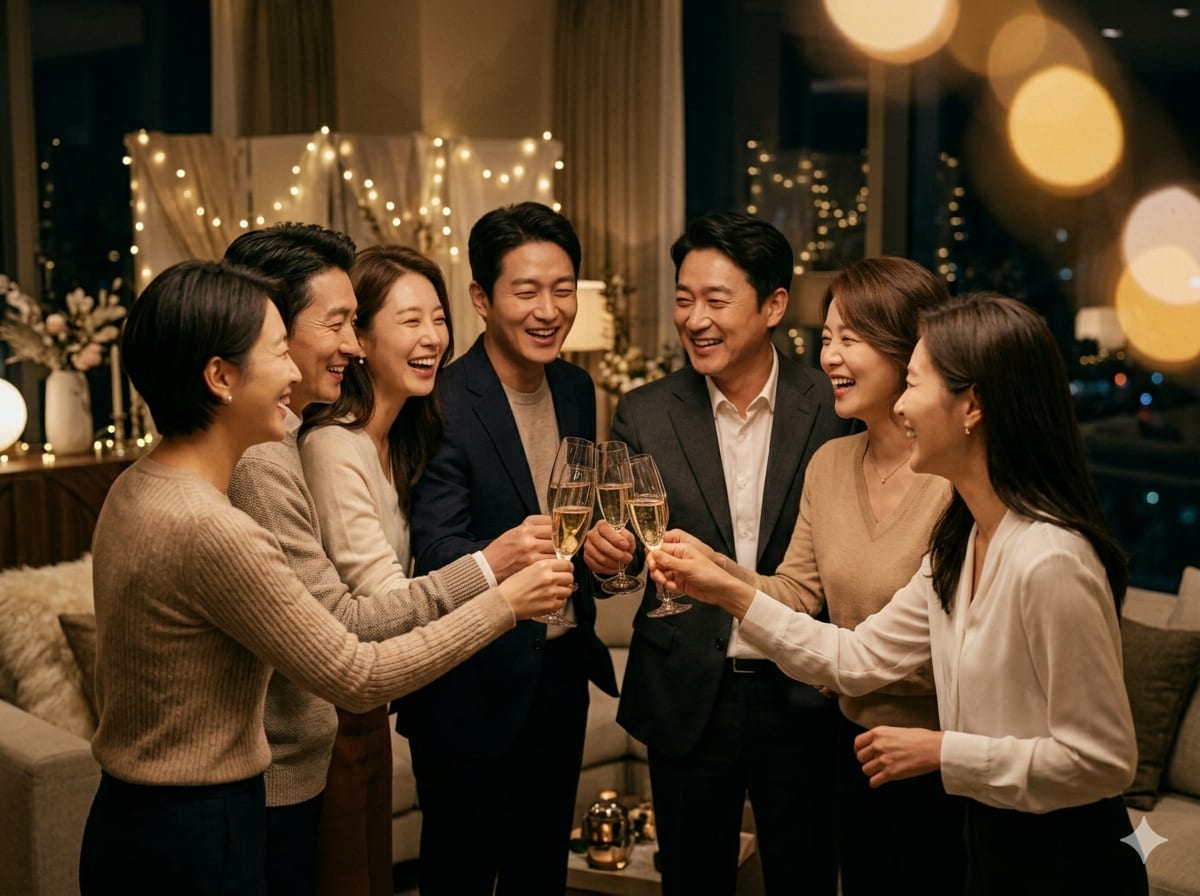 즐겁게 어울리는 사람들